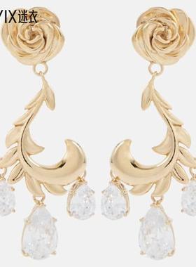 Magda Butrym 女款Rosebud 镀金耳环 迷衣时尚