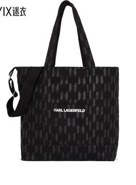 【秋季新品】Karl Lagerfeld Bags 黑色托特包男款 迷衣时尚
