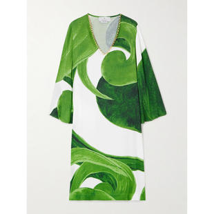 THEMIS Z 女士 中长连衣裙 Artemis 链条装饰印花针织中长连衣裙