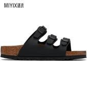 女款 凉鞋 黑色 Florida Birkenstock勃肯 Footbed Narrow Soft 迷