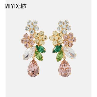 Jennifer Behr 女款Bouquet 镀金耳环 迷衣时尚