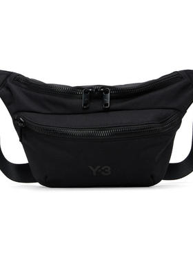 Y-3 男士 手拿包 黑色 Staple 腰包