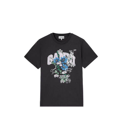 Ganni 甘尼 女士 FW26 T恤 Polos Phantom