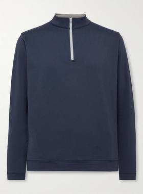 Peter Millar 男士 上衣 Perth 科技针织半拉链高尔夫球上衣