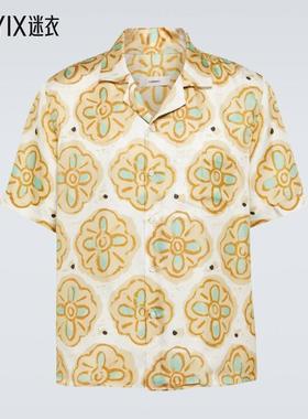 COMMAS男士 印花真丝衬衫 迷衣时尚