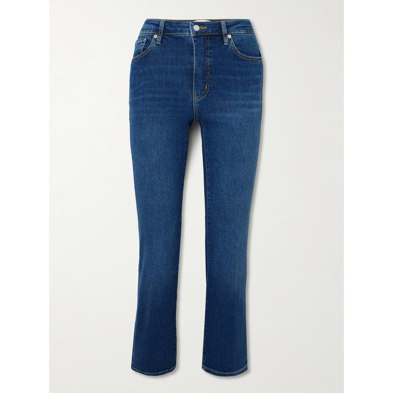 FRAME 女士 牛仔长裤 铅笔短款高腰细脚牛仔裤