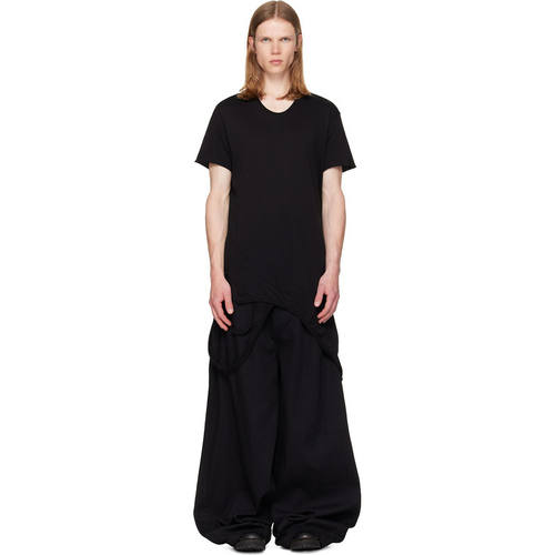 julius 男士 T恤 黑色 Loots Half Sleeve
