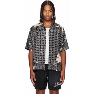 Amiri 埃米尔 男士 衬衫 黑色 Bleach Bandana