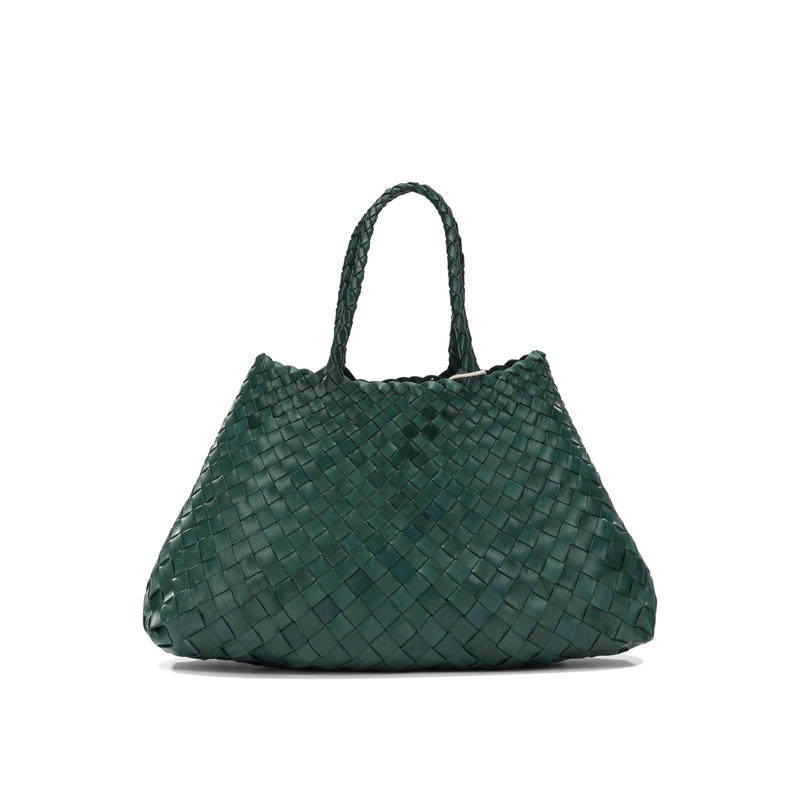 Dragon Diffusion 女士 SS26 手提包 绿色水牛纹小牛皮手袋