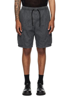 WTAPS 男士 牛仔短裤 黑色 MILS2301