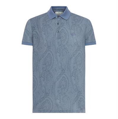 Etro 艾绰 男士 SS26 POLO衫 Etro 佩斯利印花短袖 Polo 衫