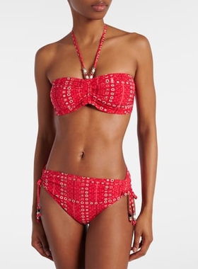 Isabel Marant Étoile 女款Prudige 印花中腰比基尼下装 迷衣时尚