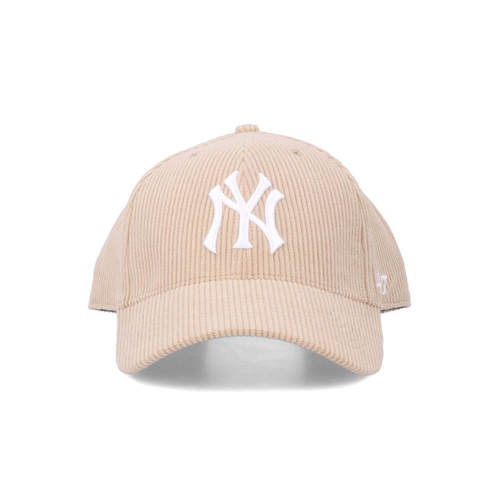 47 HAT 中性（成人） FW26 帽子 ‘47 MVP Yankees 宽灯芯绒米色