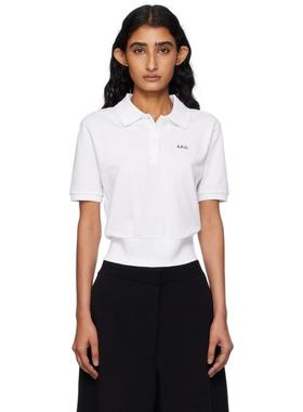 A.P.C. 女士 POLO衫 白色 Océane Polo 衫