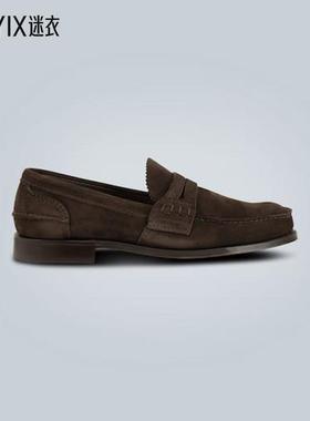 Church's 男款Pembrey 绒面革乐福鞋 迷衣时尚