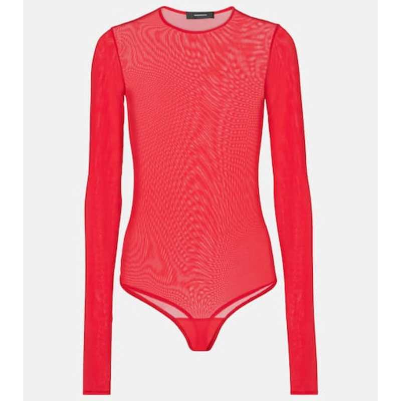 WARDROBE.NYC 女士 连体衣 透视网纱连体衣