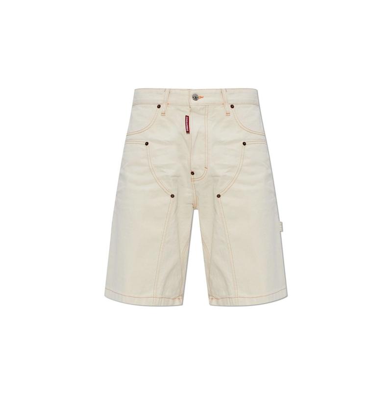 DSquared2 D二次方 男士 CO 牛仔短裤 牛仔工装短裤图片