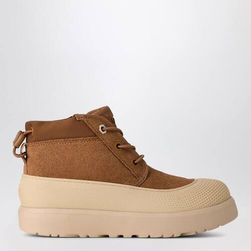 UGG Australia 女童 FW25 短靴 NEUMEL WEATHER 栗色混搭童鞋