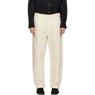 Lemaire 勒梅尔 男士 牛仔长裤 灰白色 Maxi Workwear 牛仔裤