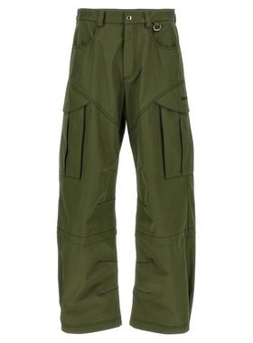 Off-White 男士 春夏新品 长裤 绿色 Arrow 工装裤