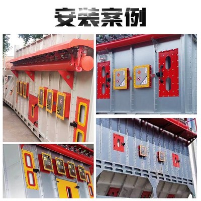 泄爆片装置粉尘防爆片平板型圆形爆破片无焰泄爆除尘器管道隔爆阀