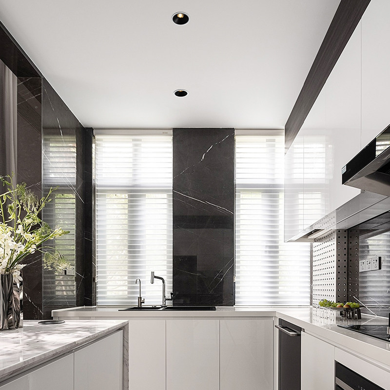 深防眩射灯嵌入式无主灯照明led天花吊顶超薄客厅筒灯家用洗墙灯