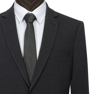 九唐23款宾士新款西服套装男士西装定制商务工作服外套灰色上班服