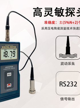 兰泰测振仪VM6310振动测量仪/机械故障检测仪测振表 震动测试仪