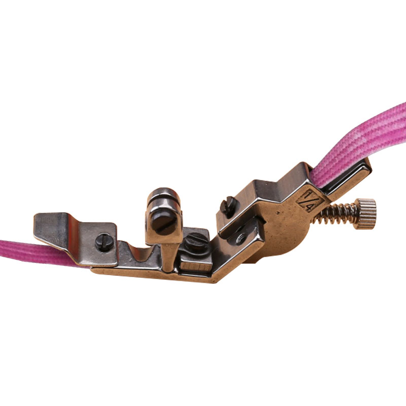 747包缝拷边机橡筋压脚700锁腰拉松紧带防护服袖套打边四线可调EX