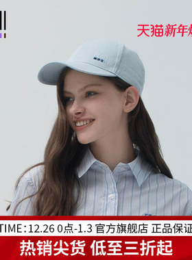 EDGII 2024AW新品鸭舌帽巴恩风显脸小刺绣纯棉品质休闲棒球帽女