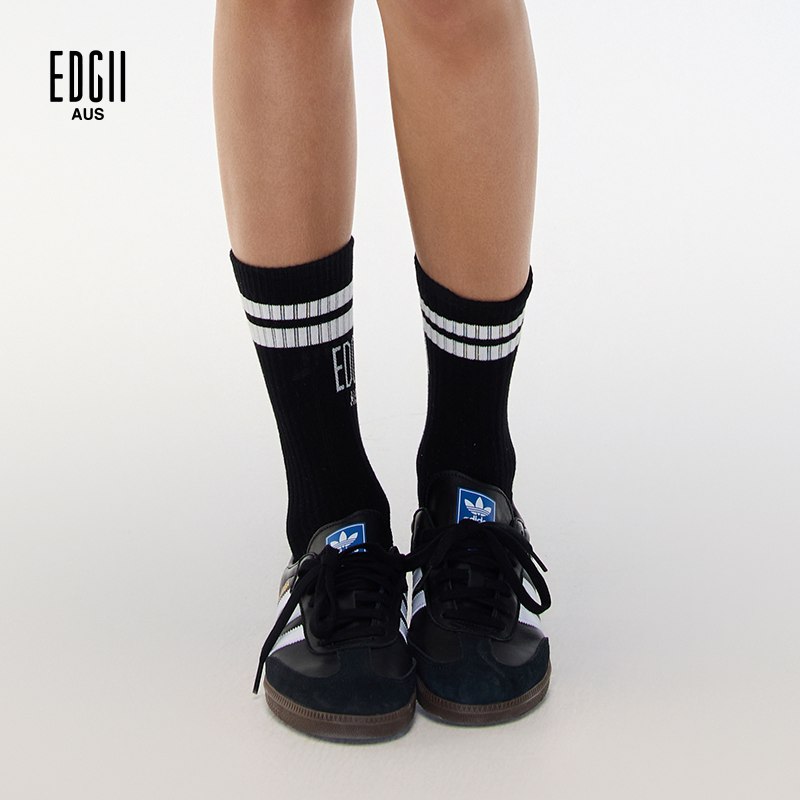 EDGII2025新款中筒袜女