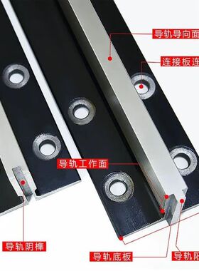 导轨T70T82T7578T89主轨副轨T89/T75/T5AT型轨道T型钢升降轨道