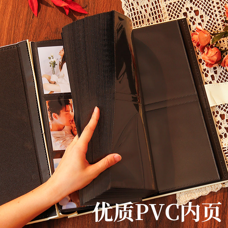 相册本纪念册大容量家庭6寸1000D张照片插页式影集相簿5寸收纳册