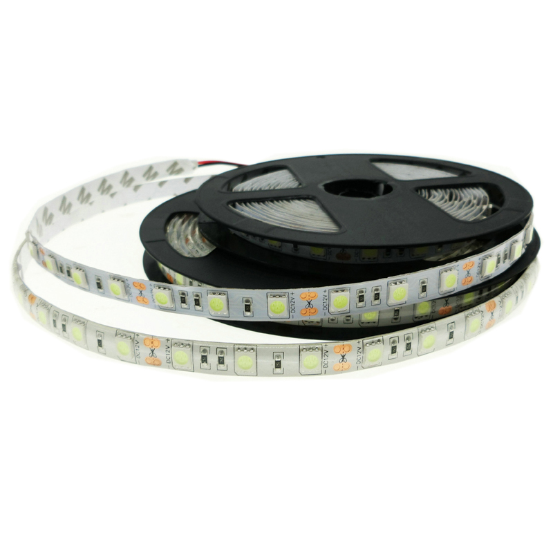 12VLED灯带 5050s滴胶防水软灯条24V灯带防水超高亮柜台照明贴片