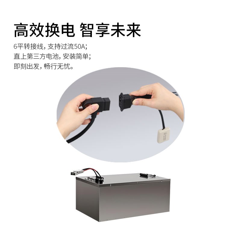 九号换电转接线Fj90M机械师猎户座带电池模块第三方租电换电转品