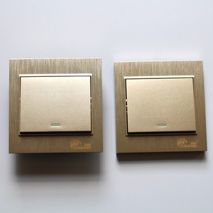 单火线家用86型墙壁面板一路单路无线灯具遥控开关随意贴220V双控