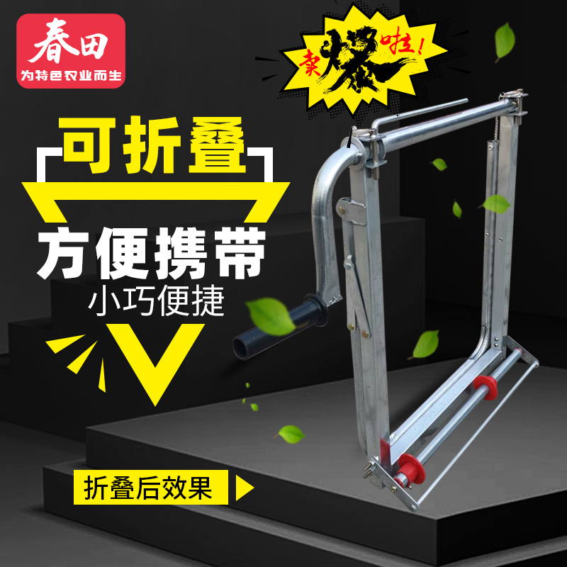 水带卷收器农用灌溉水带收卷收盘架子百米水管收放神器折叠新款