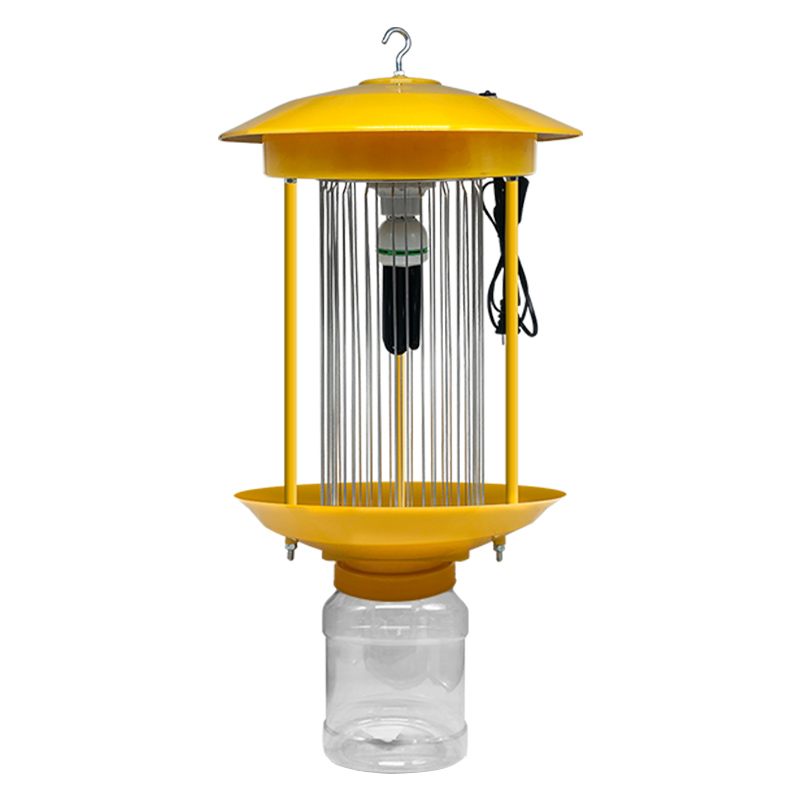 智能光控雨控频振式杀虫灯户外农用室内大棚果园家用吸入式杀虫灯