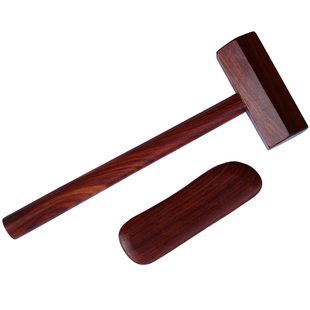 红檀木棰子按摩捶禅锤全身通用木槌养生按摩锤实木锤疗经络拍打棒