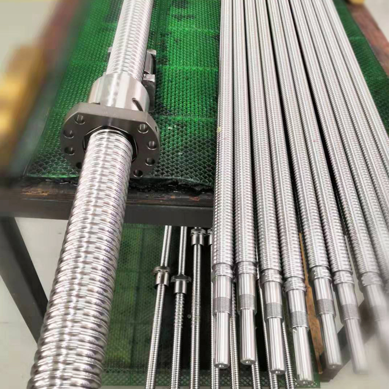 ?50mm滚珠丝杆螺母配套型号5005 5010 5020 5050依图做轴端尺寸