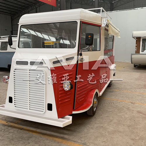 雪铁龙移动街景餐车营地展示咖啡冰淇淋奶茶店车多功能流动售货车