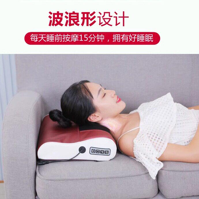 凯美帝多功能肩颈椎按摩器颈部肩部腰部颈肩全身电动仪按摩枕头