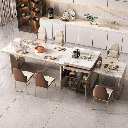 轻奢岩板岛台餐桌可移动多功能可伸缩家用餐厅配电磁炉餐桌椅组合,机械设备,其他机械设备,淘宝优惠券,粉丝福利购,淘宝优惠卷