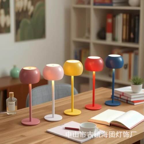 创意装饰台灯USB充插两用吧台床头书桌护眼台灯充电小夜灯