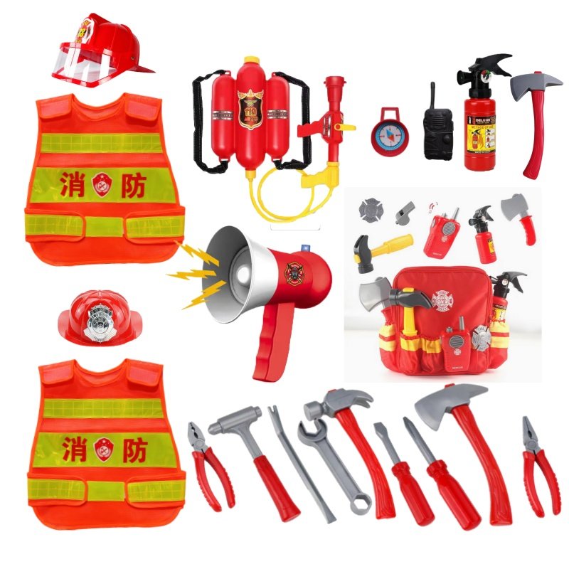 儿童消防员服装反光马甲角色扮演男小消防演练背心套装水枪演出服,童装/婴儿装/亲子装,儿童演出服,淘宝优惠券,粉丝福利购,淘宝优惠卷