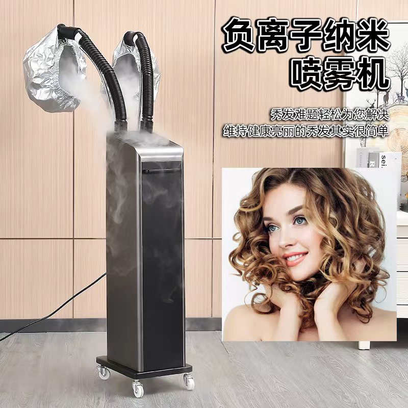 新款纳米微雾护发仪美发焗油机养发馆蒸汽机发廊活氧臭氧生化仪器