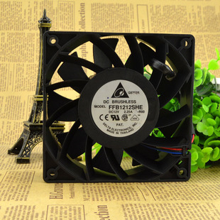 原装 台达12038 12V 2.2 FFB1212SHE暴力机箱散热风扇12CM