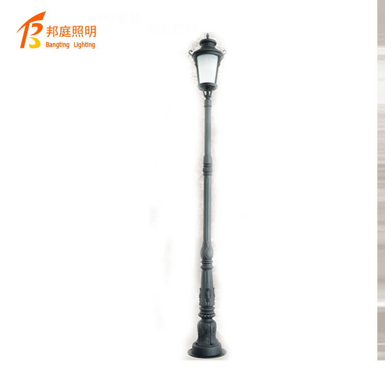 庭院灯3米户外小区别墅路灯花园景观灯LED单头高杆照明草坪道路灯