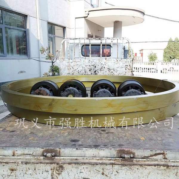 强胜机械 铸钢传动件 烘干机大小齿轮 滚圈配件 性能稳定