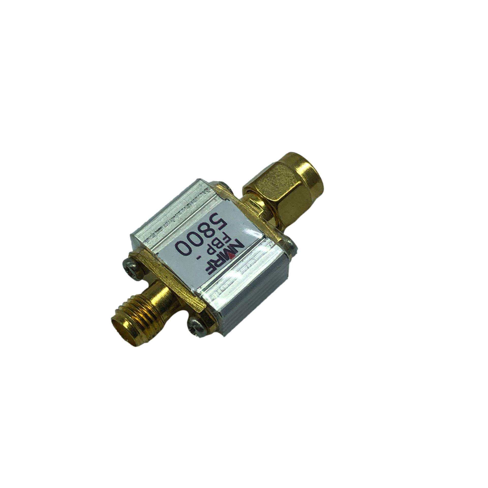 5.8G无线通讯系统专用带通滤波器SMA接口3dB通频带5450-6100MHz